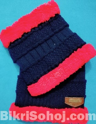 Unisex Sherpa Beanie & Neck Warmer